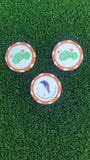 Logo Chip Golf Ball Markers