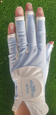 FIT39 Golf Glove - Blue/White NAIL