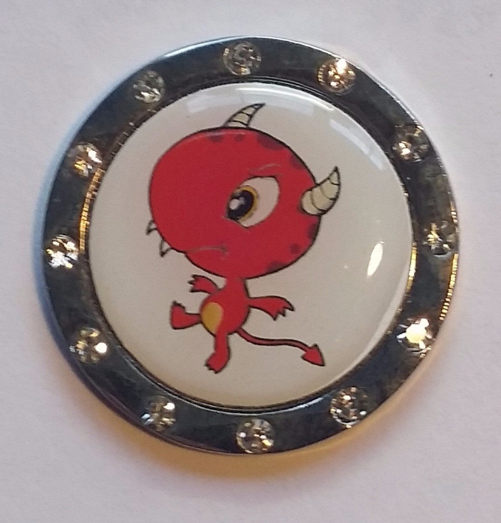 devil Golf ball marker