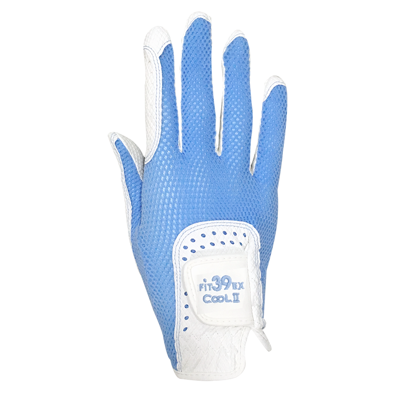 Cool II FIT39 Golf Glove - Light Blue/White Right Hand