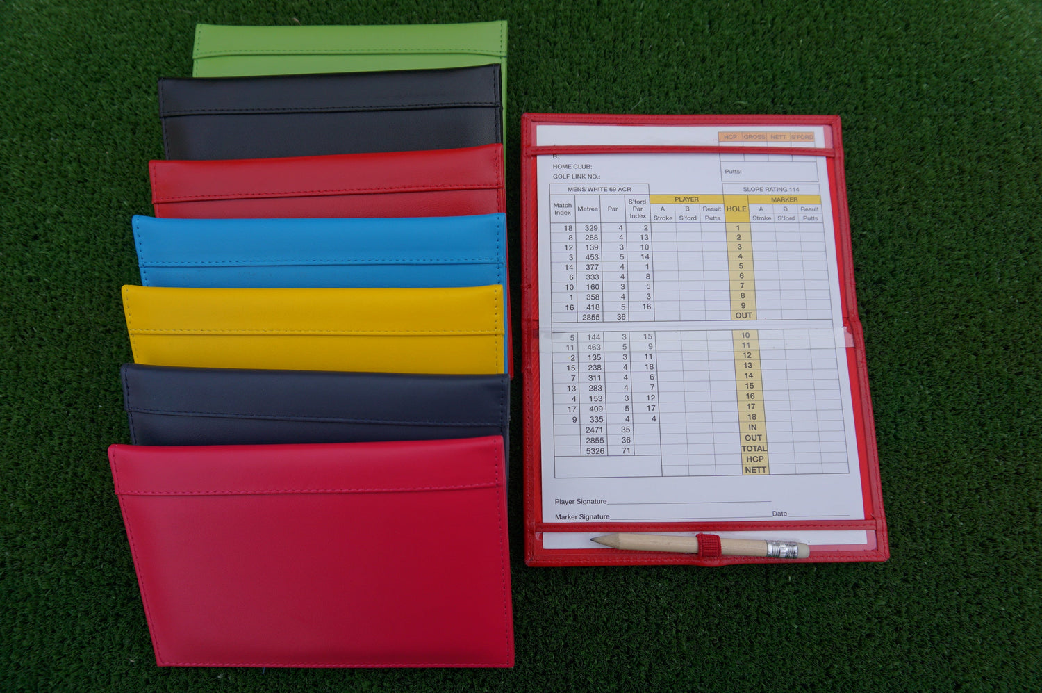 Leather Scorecard Holder