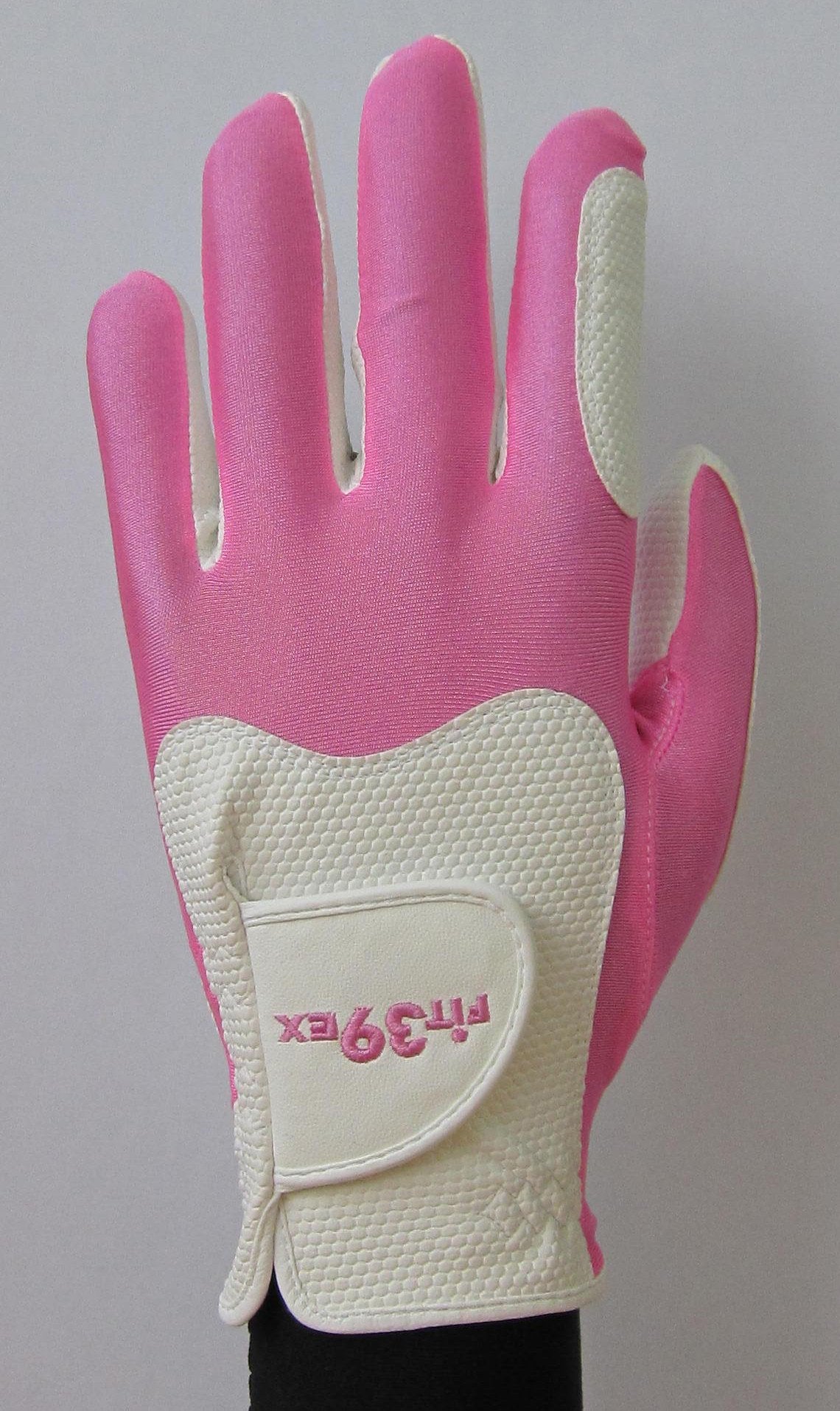 Ladies pink golf glove