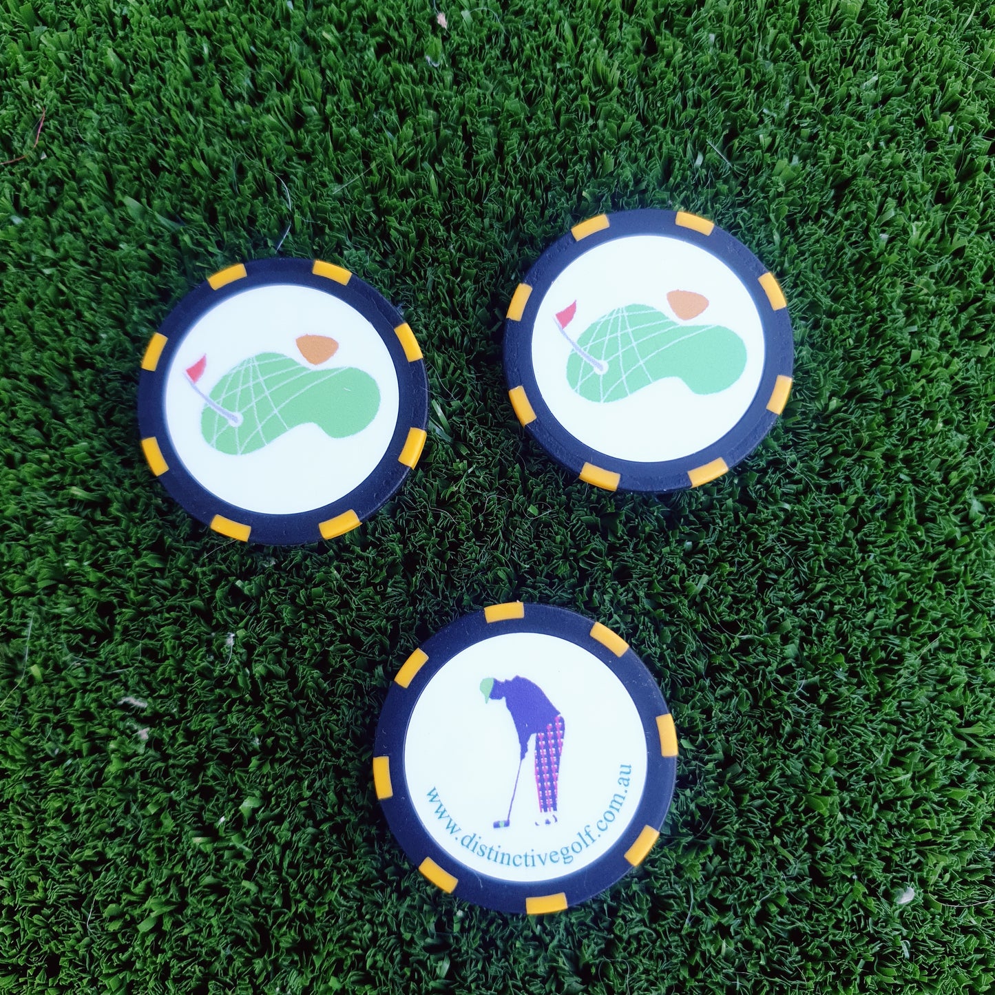 Logo Chip Golf Ball Markers