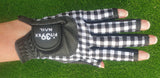 FIT39 Golf Glove - Checked Black/Black NAIL