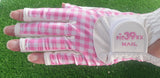 FIT39 Golf Glove - Checked Pink/White NAIL