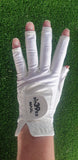 FIT39 Golf Glove - White/White NAIL