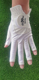 FIT39 Golf Glove - White/White NAIL