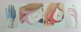 FIT39 Golf Glove - Checked Black/White NAIL