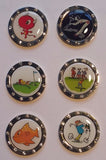 Crystal Golf Ball Markers
