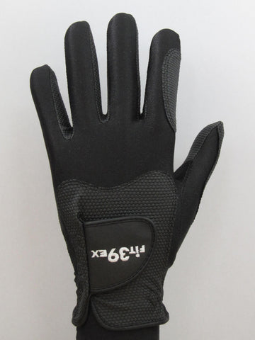 FIT39 Golf Glove - Black/Black