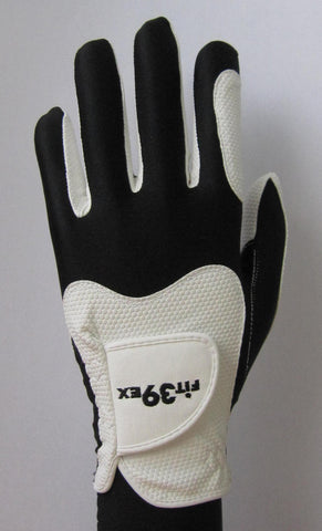 black and white golf glove
