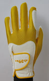 FIT39 Golf Glove - Gold/White