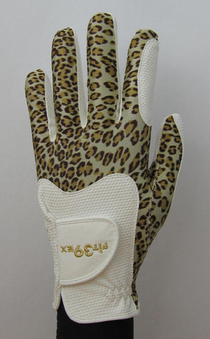FIT39 Golf Glove - Leopard/White