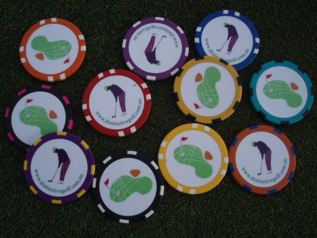 Logo Chip Golf Ball Markers