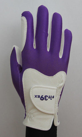 FIT39 Golf Glove - Purple/White
