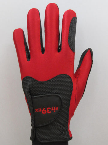 FIT39 Golf Glove - Red/Black