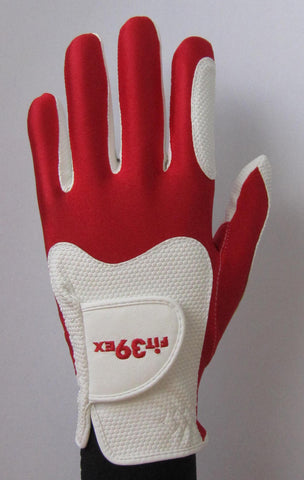 FIT39 Golf Glove - Red/White