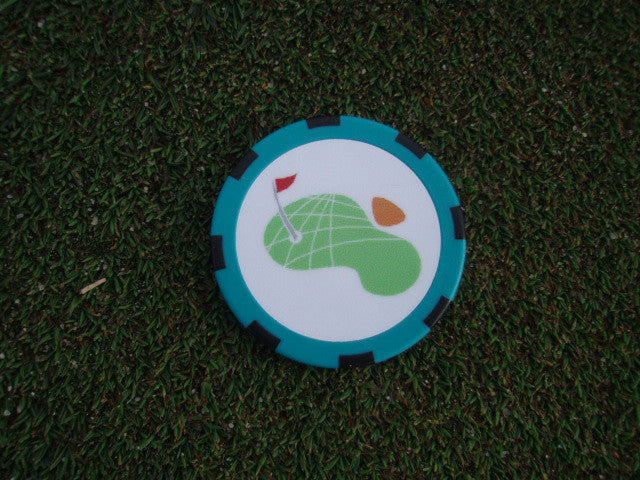 Logo Chip Golf Ball Markers