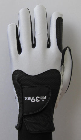 FIT39 Golf Glove - White/Black