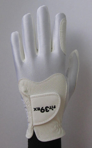 FIT39 Golf Glove - White/White