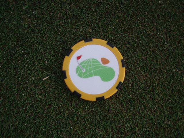 Logo Chip Golf Ball Markers