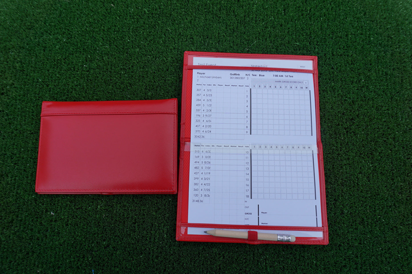 MiClub Leather Golf Scorecard holder
