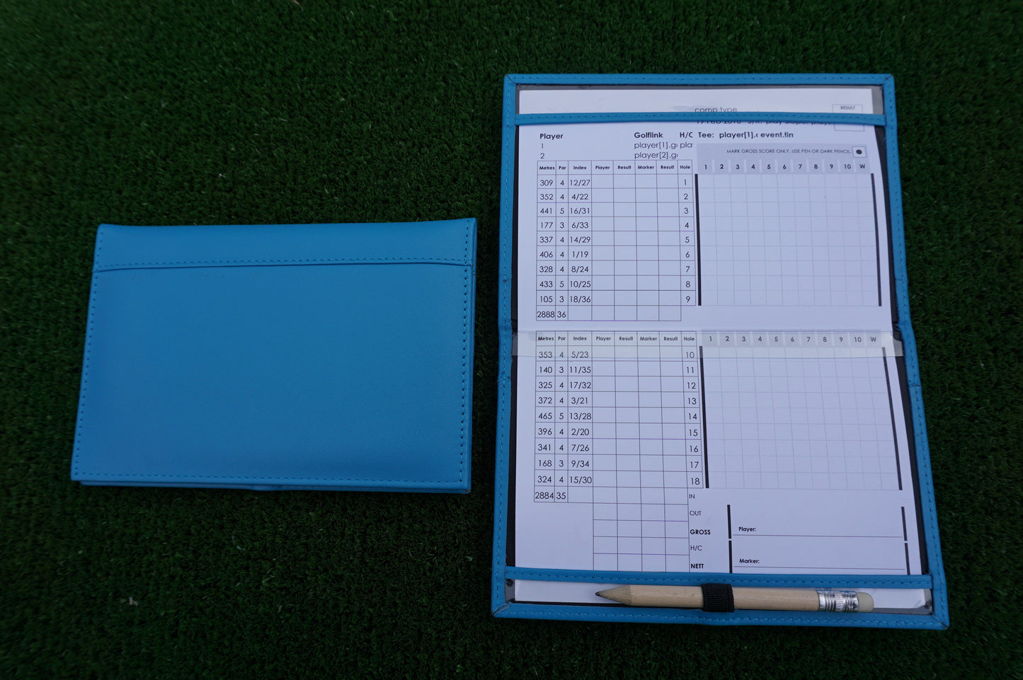 MiClub Leather Golf Scorecard holder