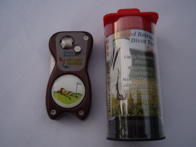 Wooded Divot Tools