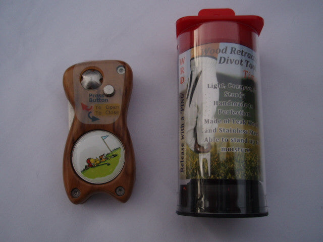 Wooded Divot Tools