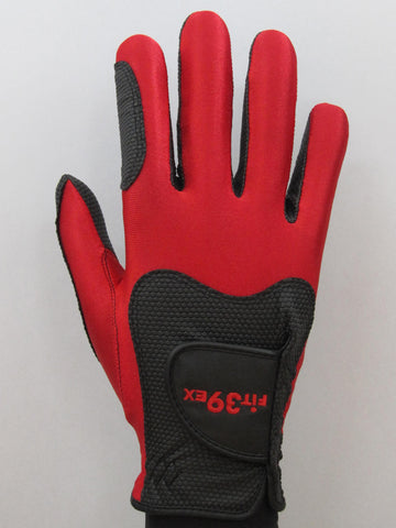 FIT39 Golf Glove - Red/Black (Right-Hand)