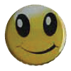happy face ball marker