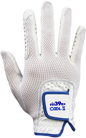 Cool II FIT39 Golf Glove - White/White (Right-Hand)