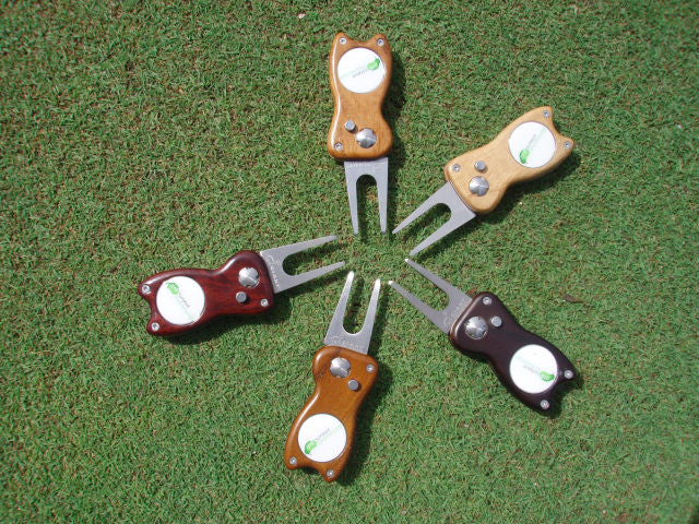 Wooded Divot Tools