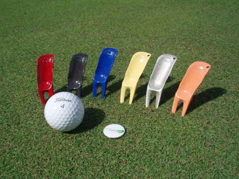 Zinc pitch golf divot tools